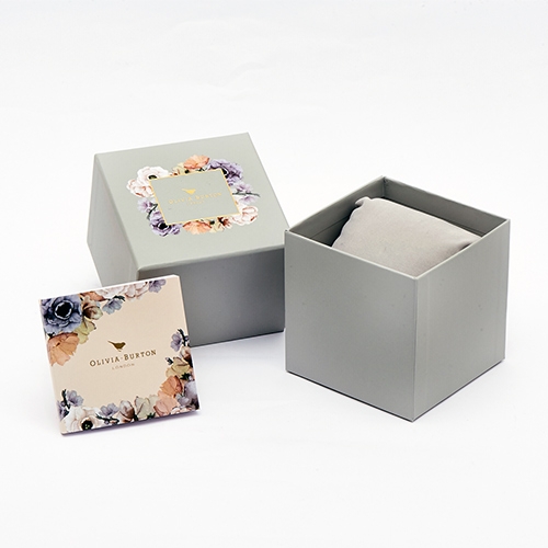 Olivia Burton 花樣年華風采的米蘭帶手錶(OB16EG136)-白面/34mm