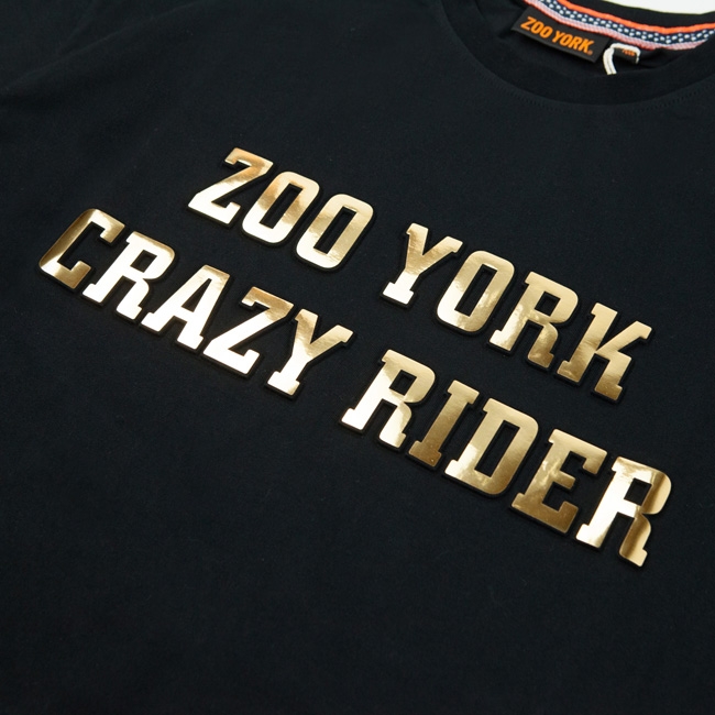 ZOO YORK-瘋狂騎士立體壓印短袖T-Shirt (男) Z830207