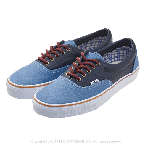 (男)VANS Era 拼接撞色綁帶休閒鞋*牛仔藍