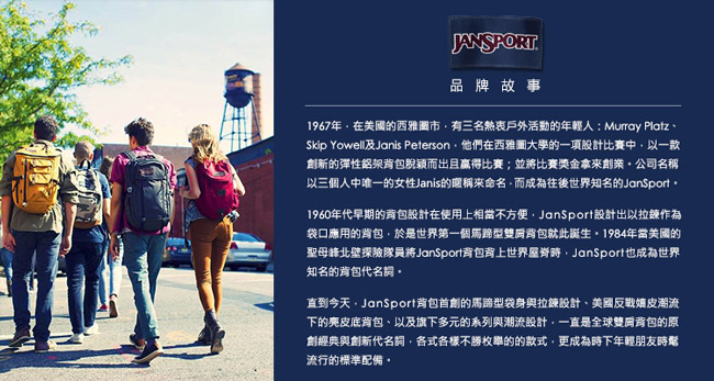 JANSPORT FILLMORE系列後背包 -黑