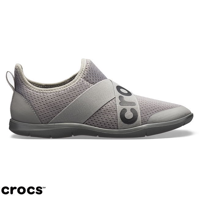 Crocs 卡駱馳 (女鞋) 女士激浪束帶鞋LOGO款 205416-019