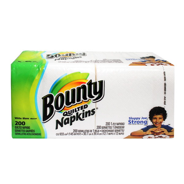 美國Bounty 特級餐巾紙(200張)