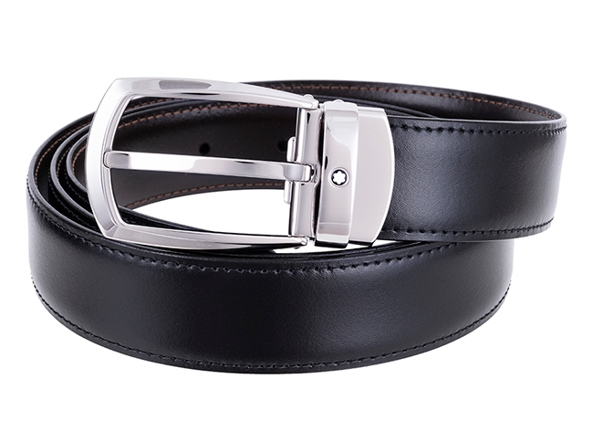 Montblanc 萬寶龍 馬蹄形針式雙面皮帶