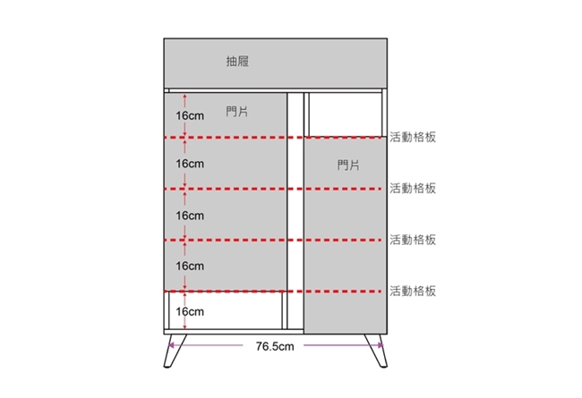 日本直人木業-JOSEF清水模風格81公分鞋櫃