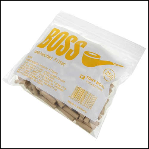 BOSS Unbleached純天然未漂白濾嘴-6mm加長型-250粒裝