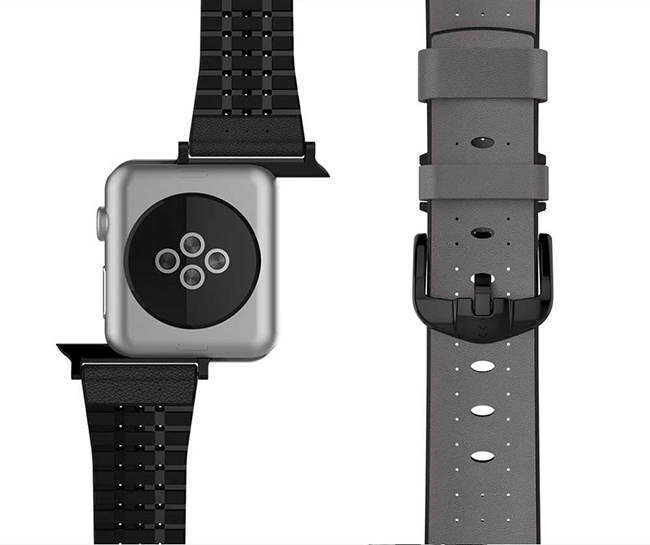Patchworks Apple Watch 42mm 義大利真皮運動錶帶