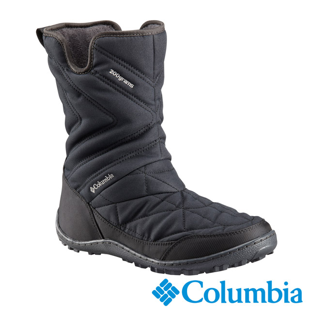 Columbia哥倫比亞 女款- 防水鋁點保暖雪靴-黑色 UBL59590