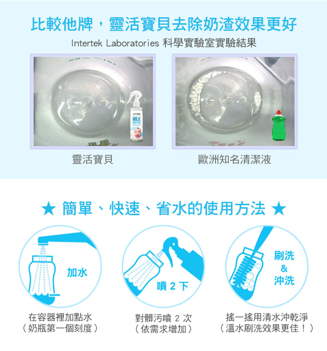 英國靈活寶貝Nimble Babies奶瓶蔬果除味清潔液200ml+萬用殺菌清潔液60ml