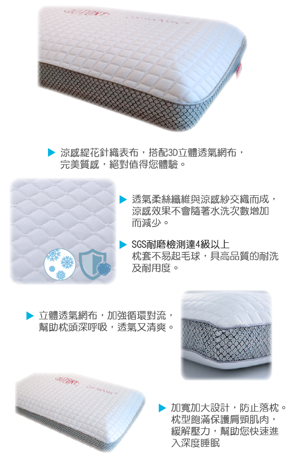 EVERSOFT 美國 杜邦™ ComforMax™ 經典型 記憶枕