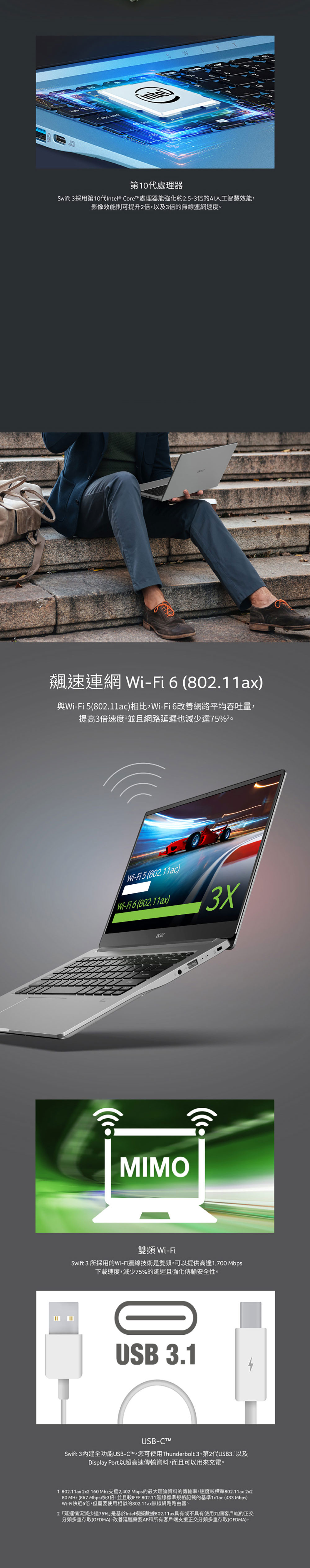 Acer SF314-57-787W 14吋筆電(i7-1065 G7/8G/512G