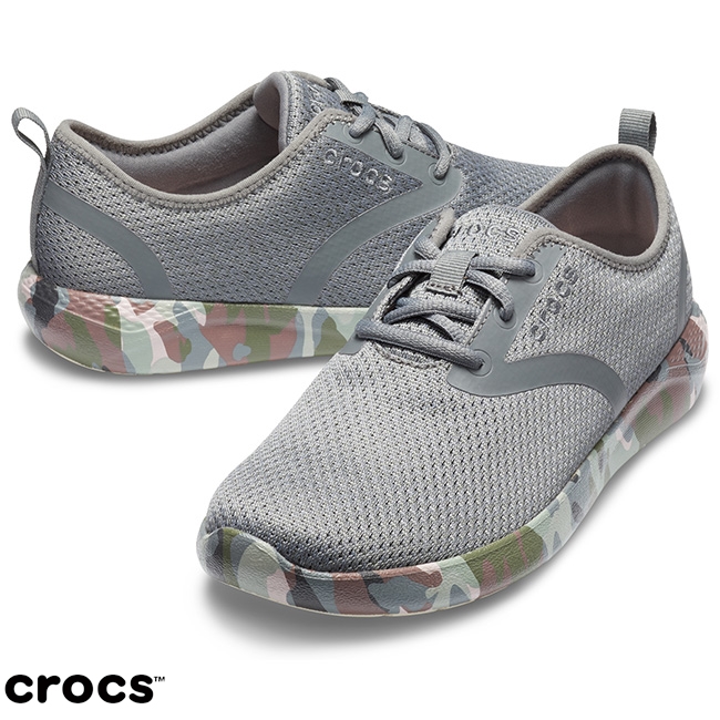 Crocs 卡駱馳 (女鞋) 女士LiteRide繫帶鞋 205104-0EI