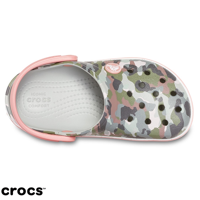 Crocs 卡駱馳 (童鞋) 卡駱班迷彩小克駱格 205301-97A