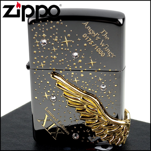 ZIPPO 日系~The Angels Wings-立體天使之翼3面連續加工