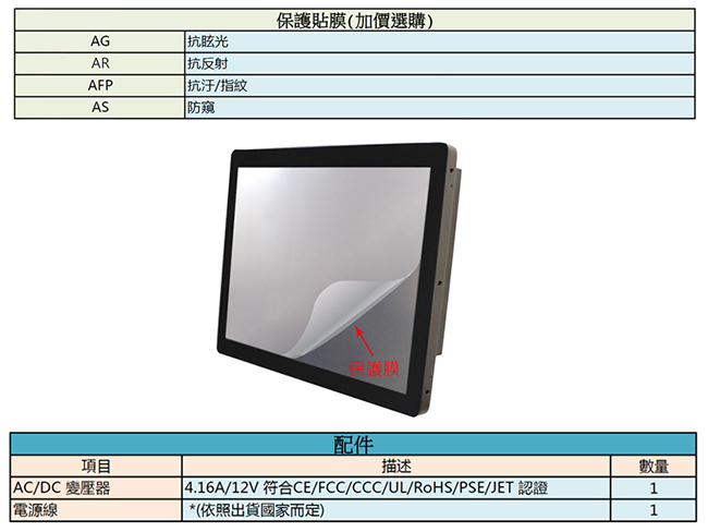 Nextech 21.5吋 室外型 Android 7.1 AIO觸控電腦