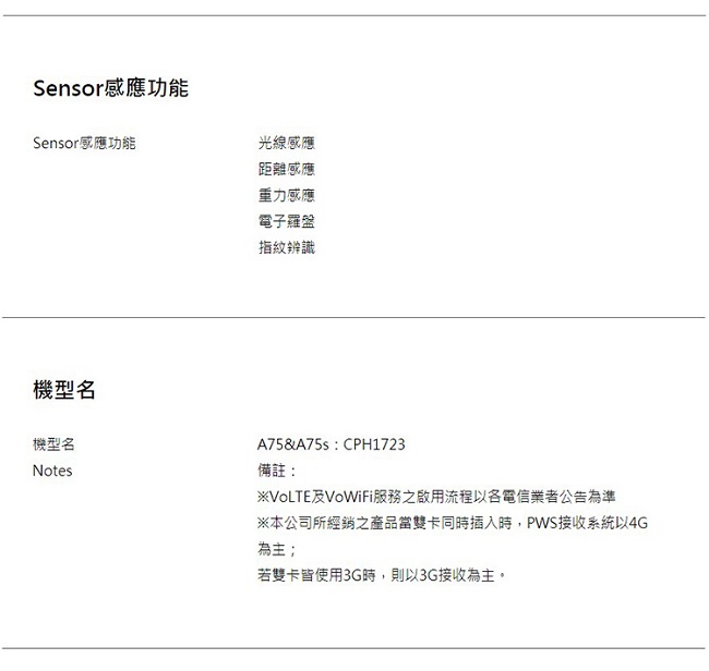 【原廠整新品】OPPO A75 4G/32G 6吋全螢幕智慧美顏機 (原廠保固一年)