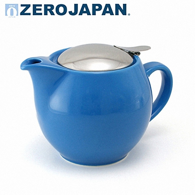 ZERO JAPAN 典藏陶瓷不鏽鋼蓋壺(土耳其藍)450cc