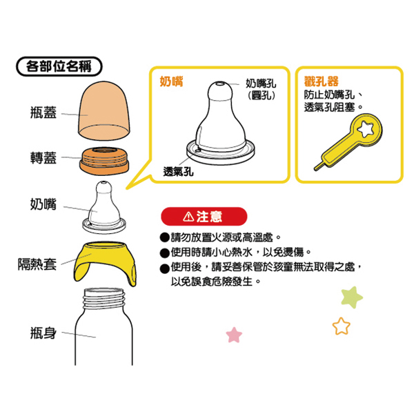 麵包超人-AN麵包超人標準型奶瓶160ml(圓孔)(0m )