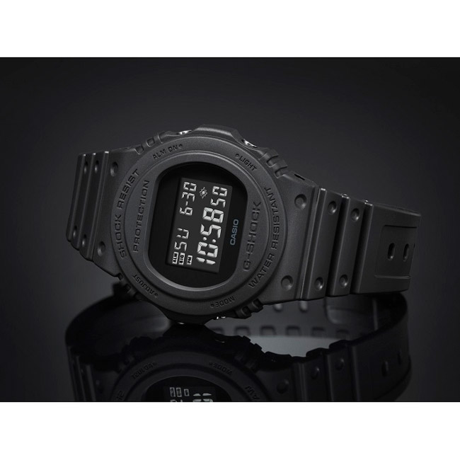 G-SHOCK 復刻潮流經典運動錶(DW-5750E-1B)-黑/45.4mm