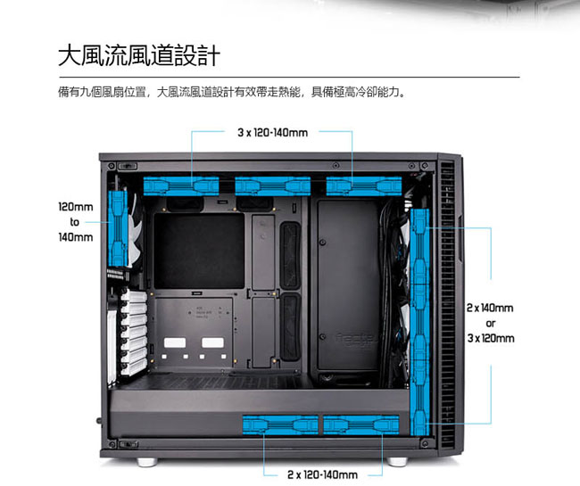 【Fractal Design】 Define R6 永夜黑