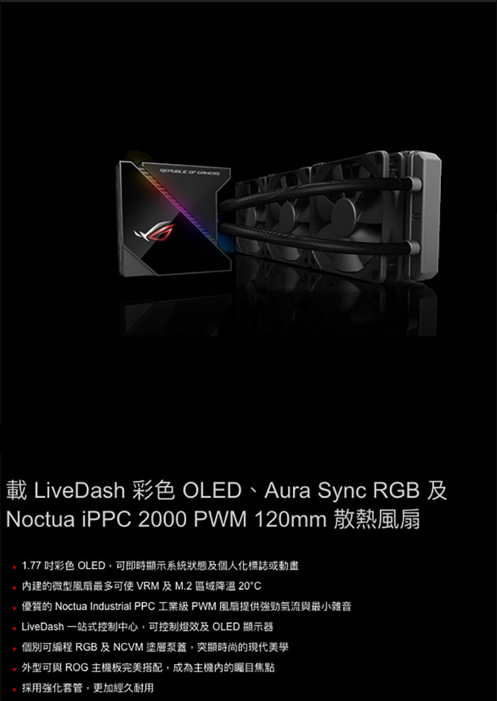 ROG RYUJIN 360 水冷散熱器