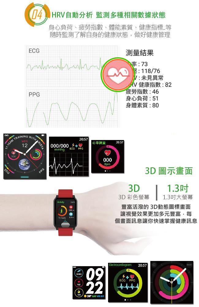 JSmax SW-E04H8 智慧AI多功能健康管理手環