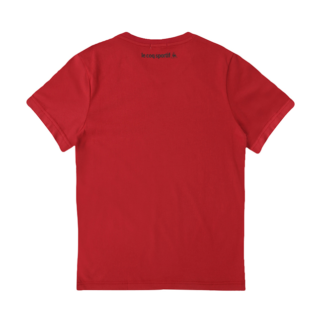 le coq sportif法國公雞牌短袖T恤 男女-暗紅