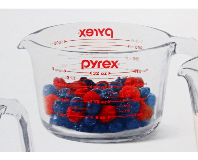 Pyrex 單耳玻璃量杯(3入)