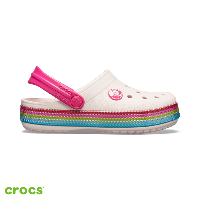 Crocs 卡駱馳 (童鞋)閃亮小卡駱班-205525-6PI