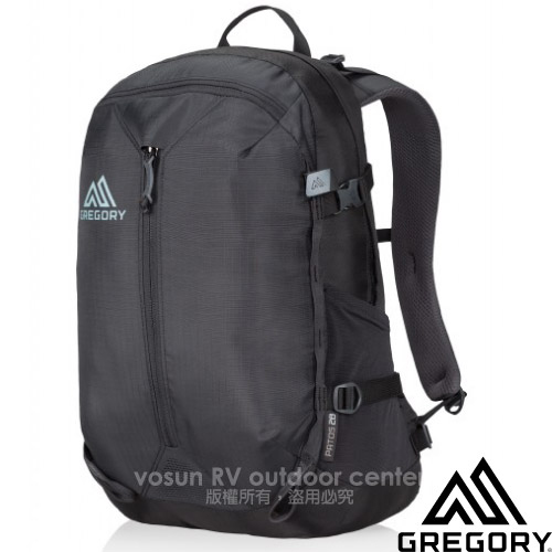 GREGORY 新款 Patos 28L 多功能減震型透氣登山後背包_消光黑