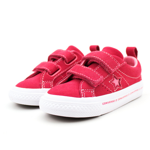 Converse 中大童休閒鞋-660038C 紅