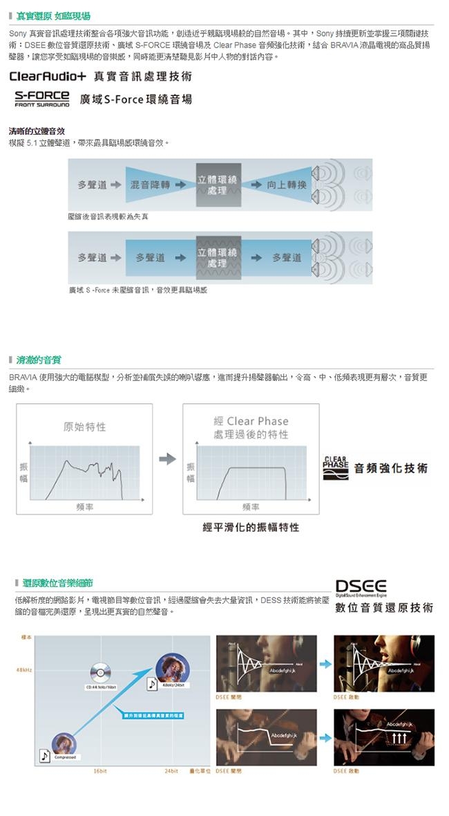 SONY 32吋 HDR 液晶電視 KDL-32W610G