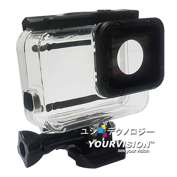 GoPro 副廠 HERO6 HERO5 入門款 雙效防水殼(附可觸控背板及活動基座)