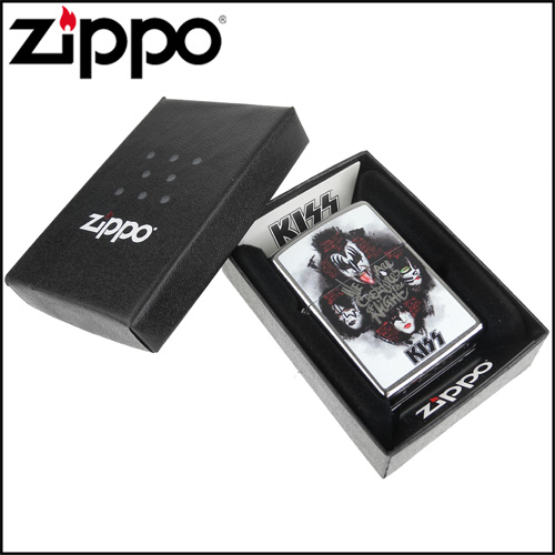 ZIPPO 美系~KISS 重金屬搖滾樂團主題設計打火機