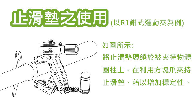 台灣製造Takeway T-AP01止滑墊-相機/望遠器材用