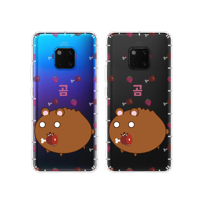 反骨創意 華為 全系列 彩繪防摔手機殼-包子星人(包子熊)