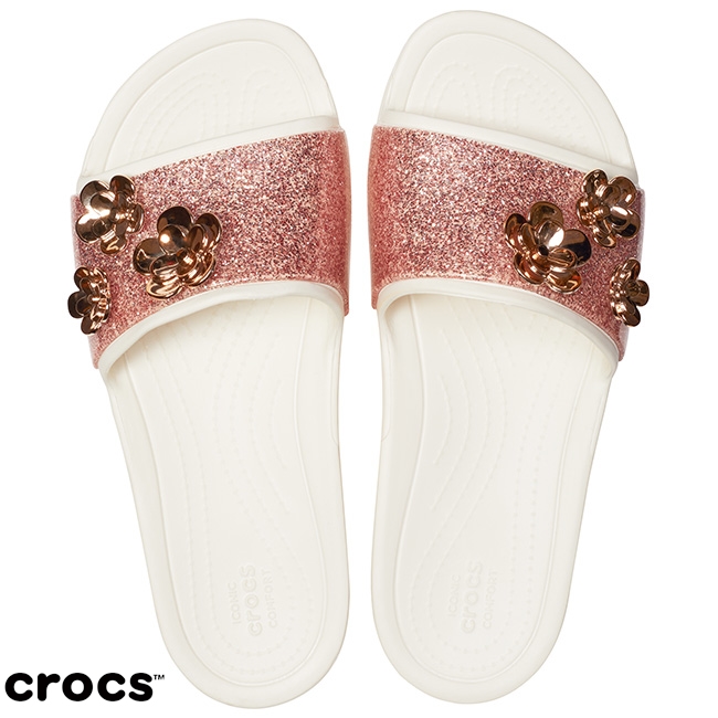 Crocs 卡駱馳 (女鞋) 設計限量系列光芒四射涼拖 205313-6OQ