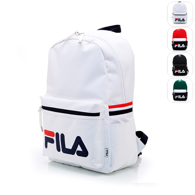 FILA LOGO後背包-白 BPT-1401-WT