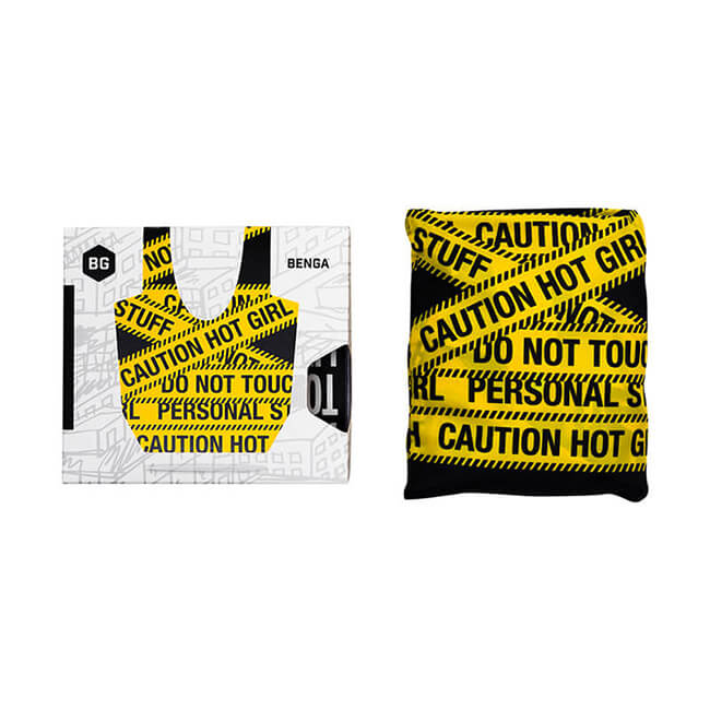 BG Berlin 摺疊環保袋-黃色警示