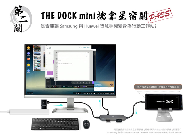 innowatt DOCK mini USB-C Hub充電傳輸集線轉接器