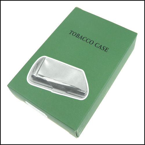 英國進口 TOBACCO CASE-馬口鐵製收納盒(煙盒/捲煙紙盒/煙草盒)-刷紋款