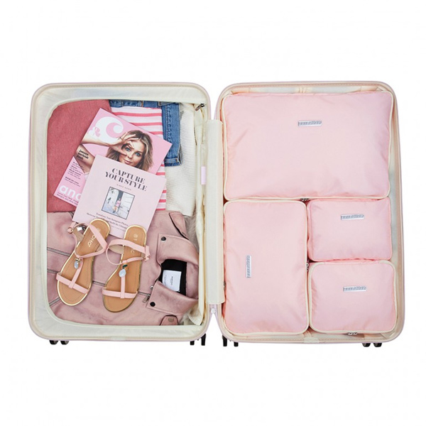 SUITSUIT Fabulous Fifties 馬卡龍系列 行李箱 24吋-粉紅