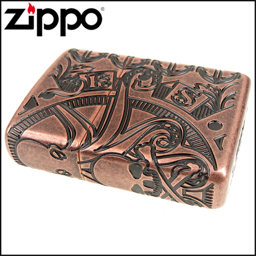 ZIPPO 美系~Nautical Scene-航海場景-章魚骷髏圖案打火機