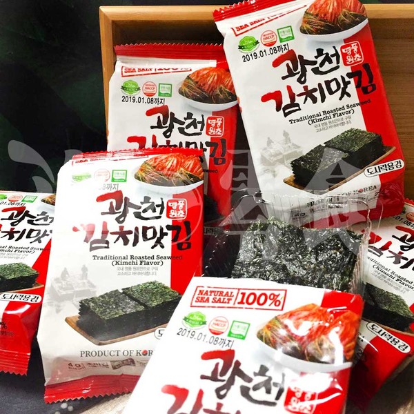 SAMWON 韓國泡菜風味海苔(4gx3入)