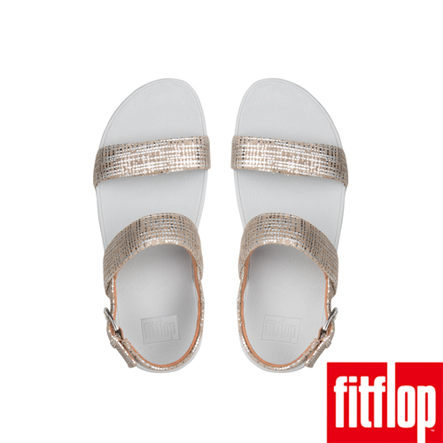 FitFlop CHAIN PRINT後帶涼鞋銀色