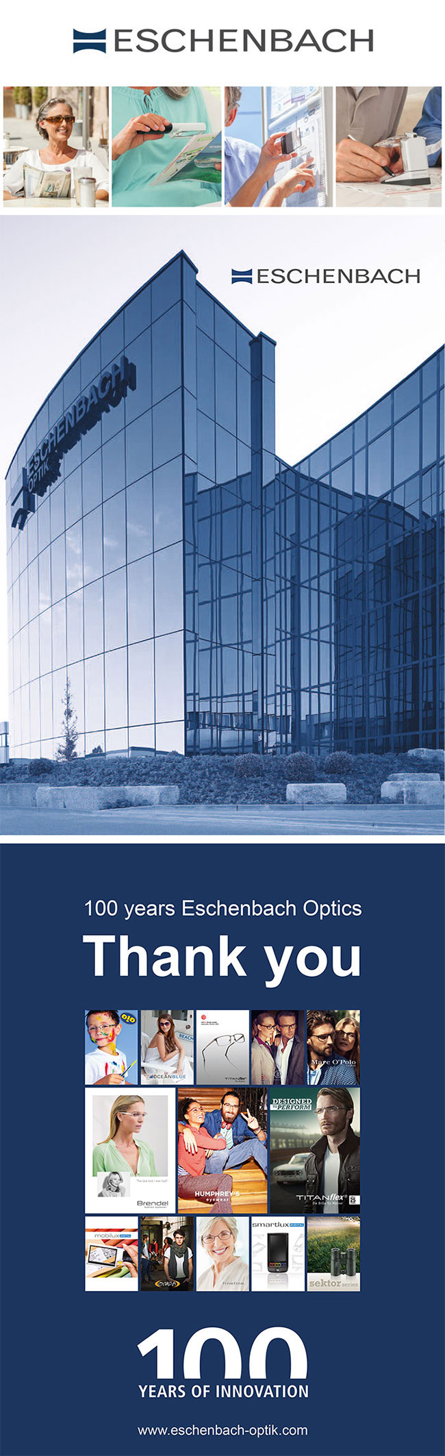【Eschenbach】2.5x/10D/60mm 德國製手持立式多角度放大鏡 20501