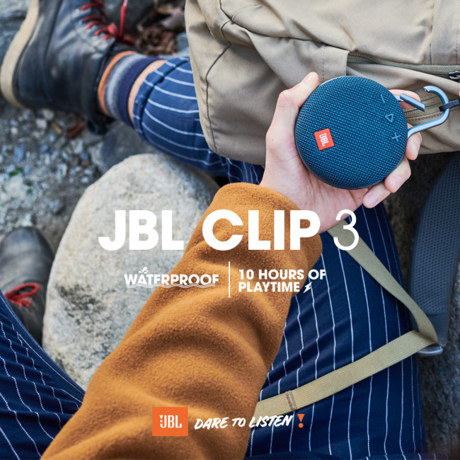 JBL Clip 3 防水掛勾藍牙喇叭