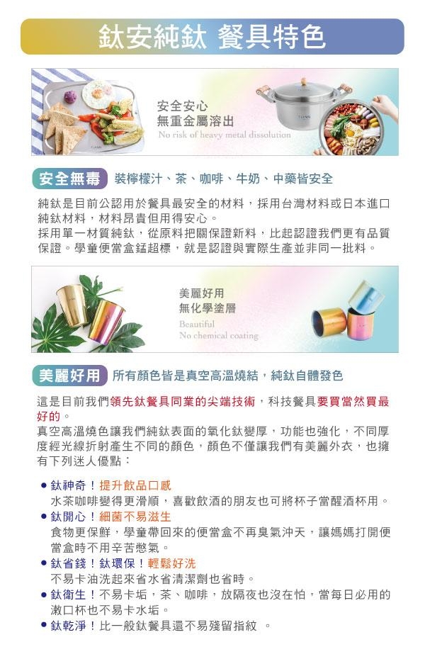 TiANN純鈦 經典台式湯匙 5入