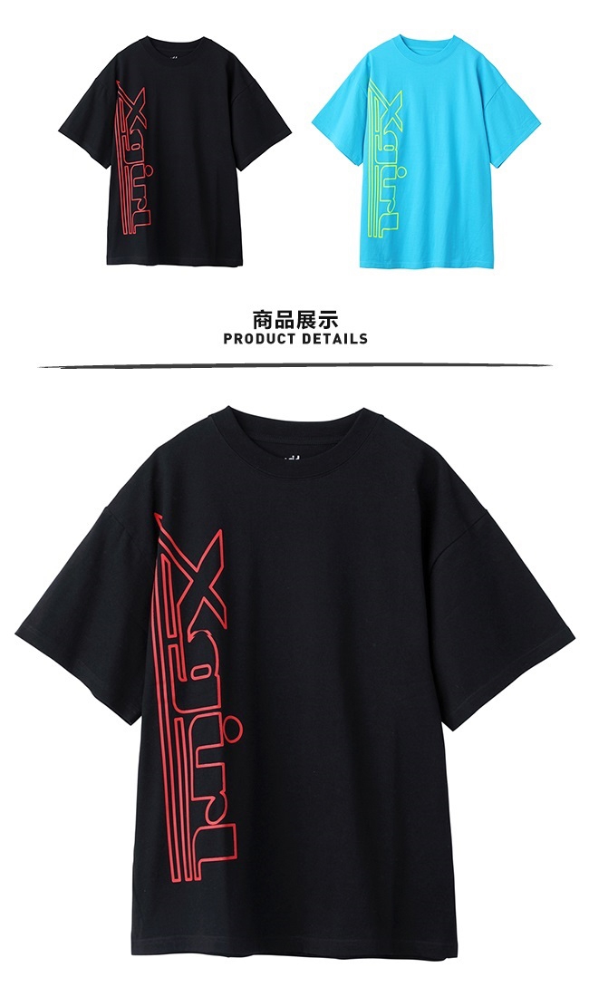 X-girl MAZY BIG LOGO S/S BIG TEE短袖T恤-黑