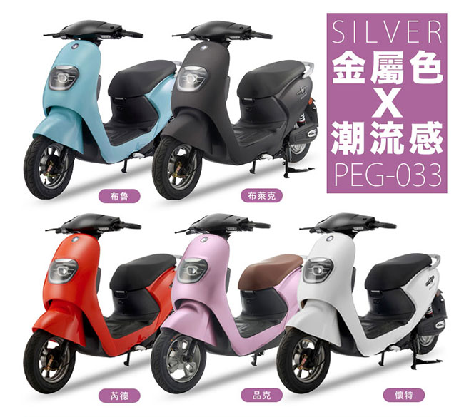 【向銓】Silver電動自行車PEG-033搭配防爆鋰電池