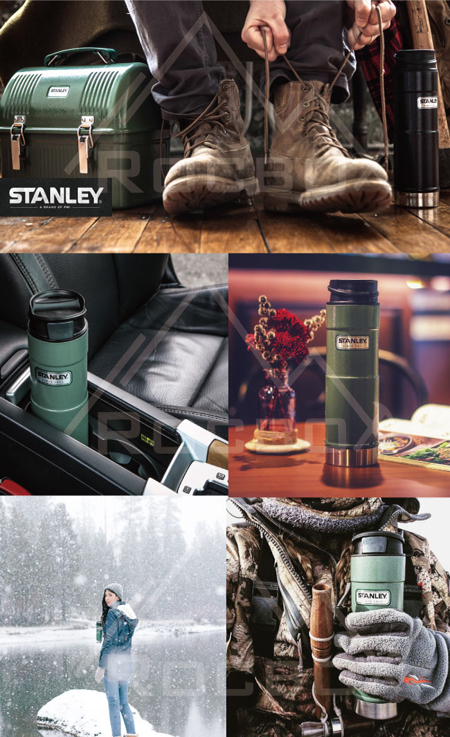【美國Stanley】時尚2.0單手保溫咖啡杯354ml-金屬藍